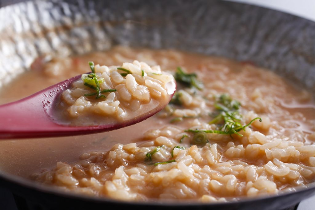 鍋のシメの雑炊