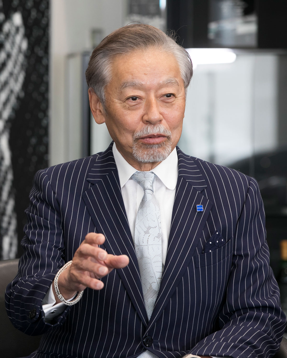 堀場製作所代表取締役会長兼グループCEO 堀場厚さん