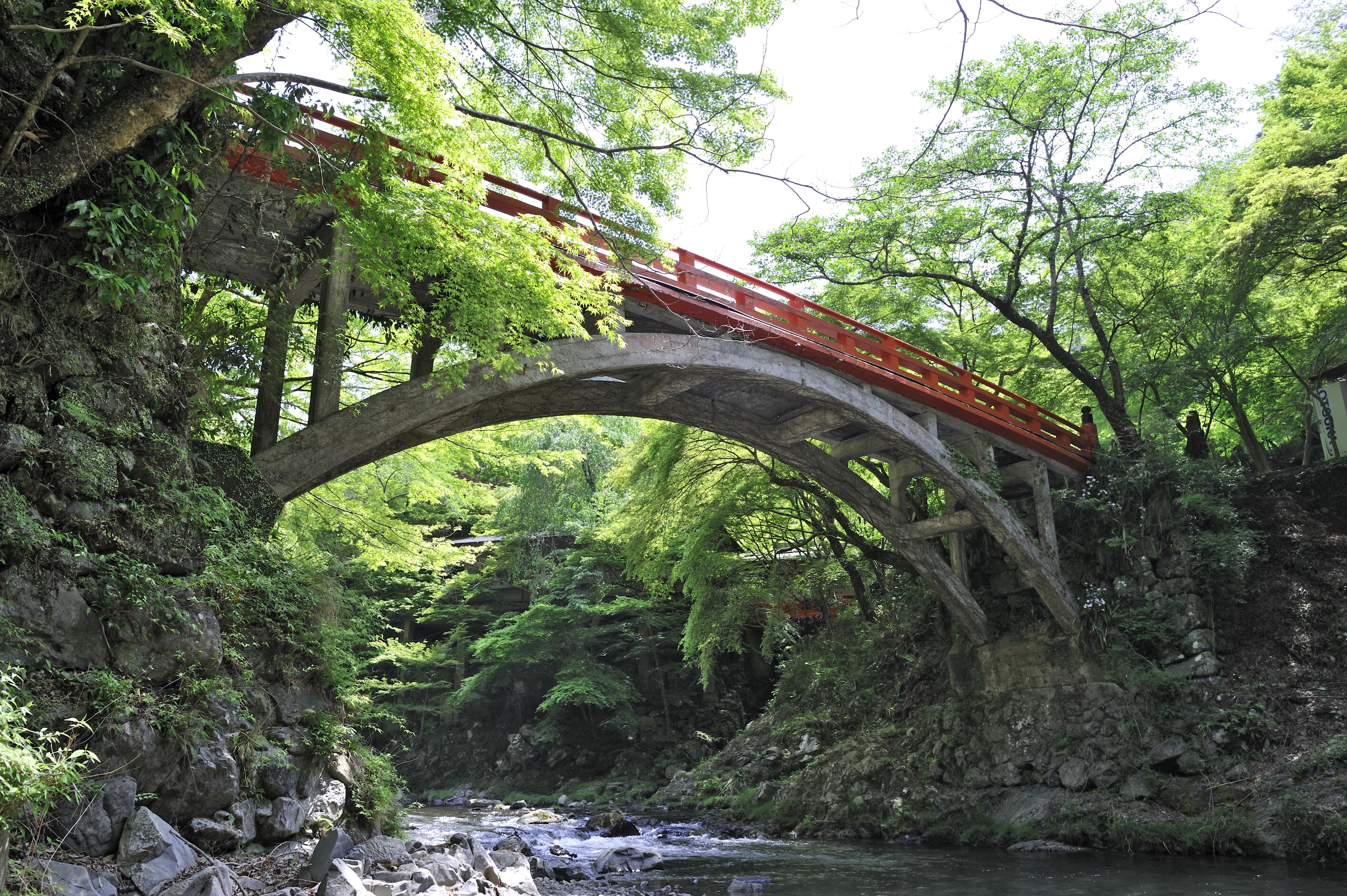 清滝川　指月橋