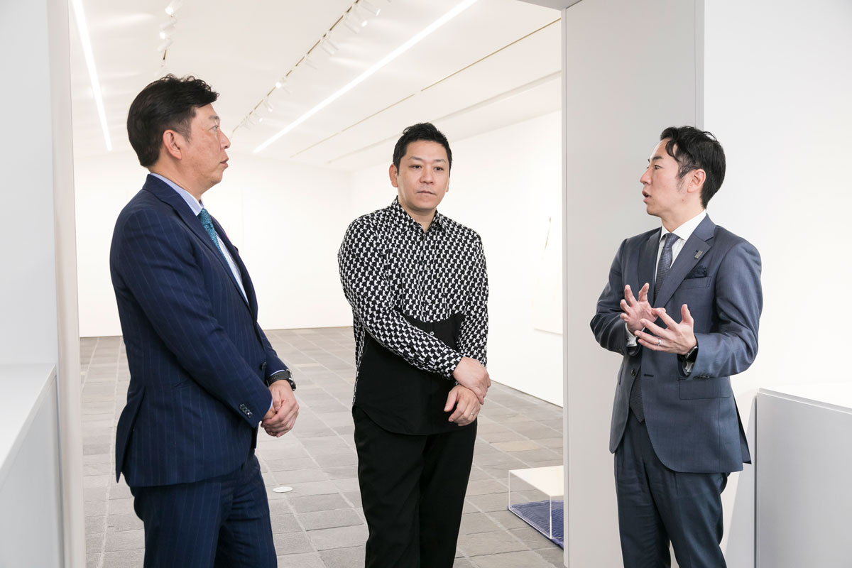 竹内弘一、名和晃平、松島一晃